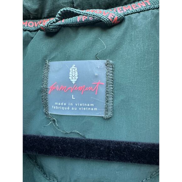 Free People Movement Oversized Bomber Jacket in Forest Green Size L - Picture 5 of 7